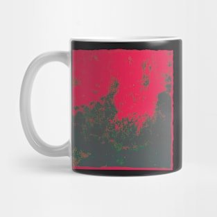 Citywave through Window in Crimson Red Mug